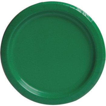 8 pratos 18cm verde esmeralda