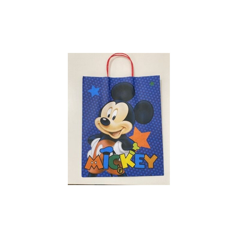 Saco presente Mickey 32x14x40cm