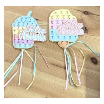 Topo de bolo POp it