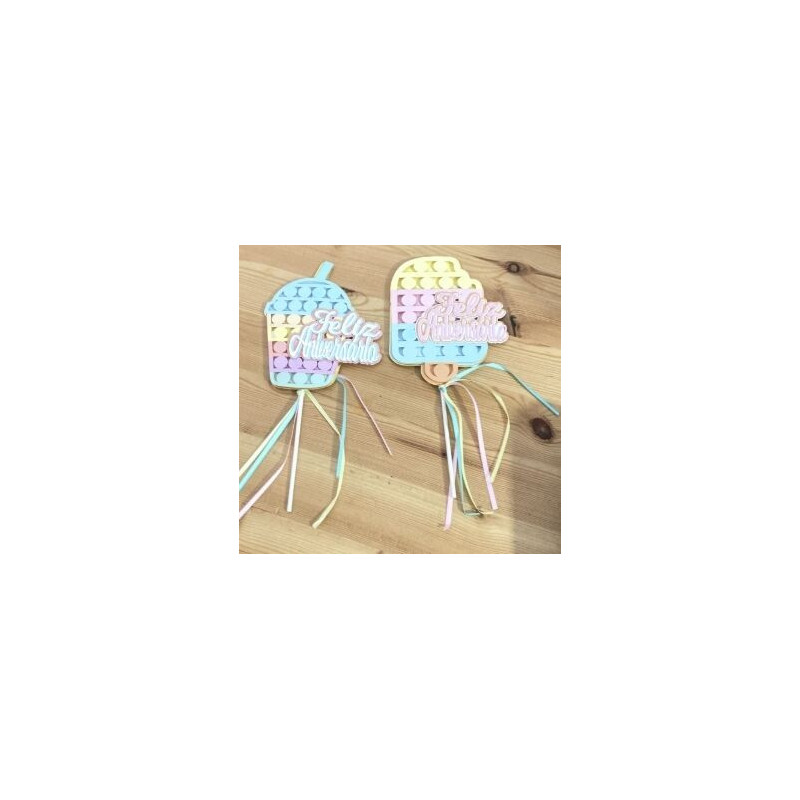 Topo de bolo POp it