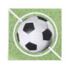 16 guardanapos 33x33cm futebol