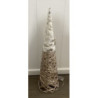 Árvore cone com luzes 60 cm