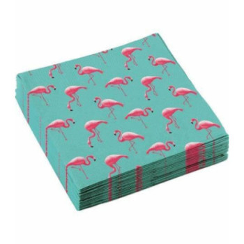 20 guardanapos 33x33cm Flamingo