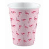 8 copos 250 ml Flamingo