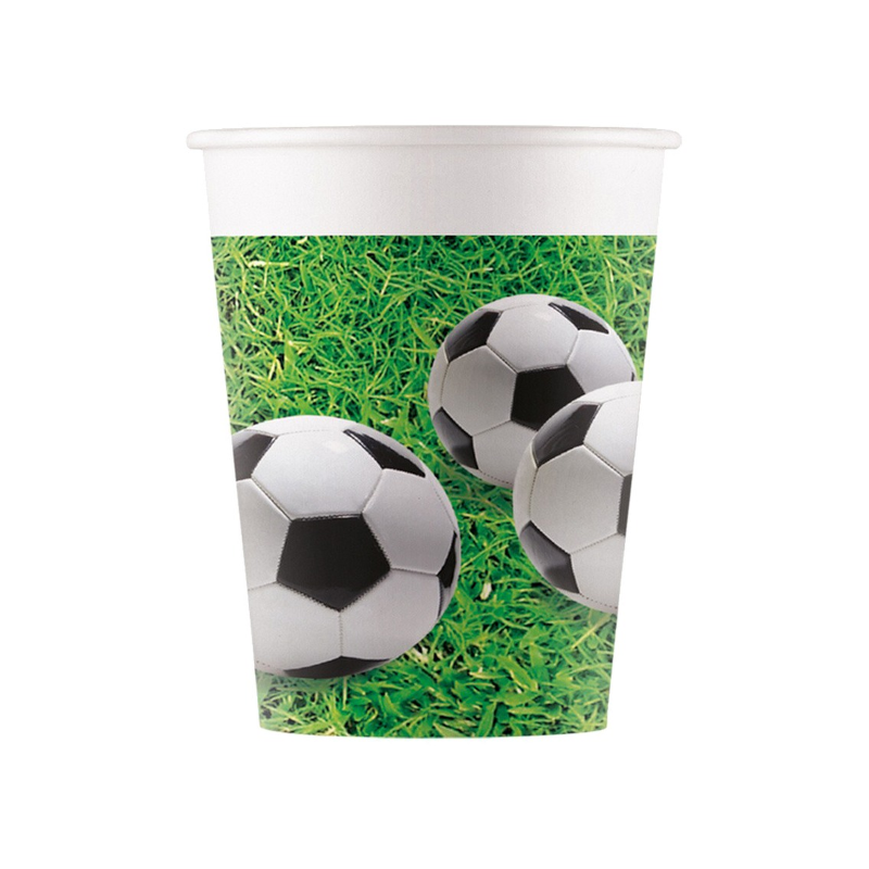 8 copos 200ml futebol