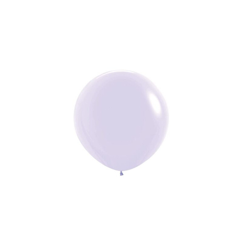 5 balões de latex sempertex pastel matte lilás 18 polegadas