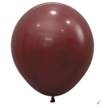 5 balões de latex sempertex Merlot 18 polegadas