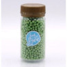 Pérolas brilhantes pequenas verde 75g