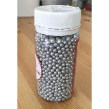 Pérolas brilhantes pequenas prata 75g