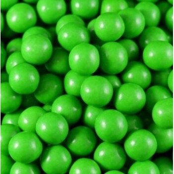 Pérolas de chocolate verdes 65g