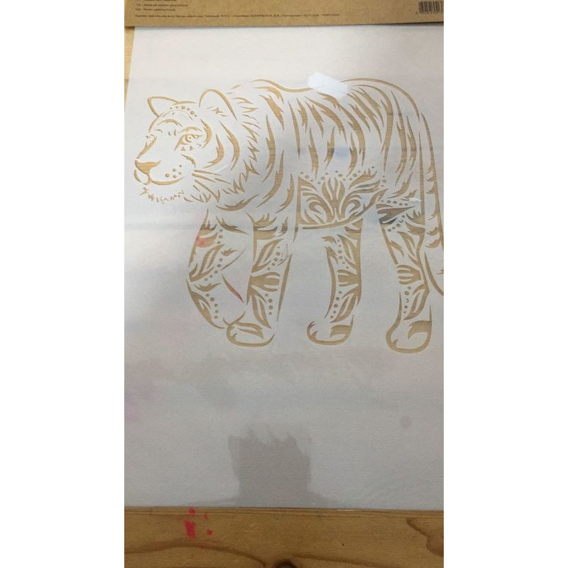 Stencil tigre 21x31cm