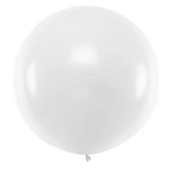 balao latex balloonia branco 36 polegadas