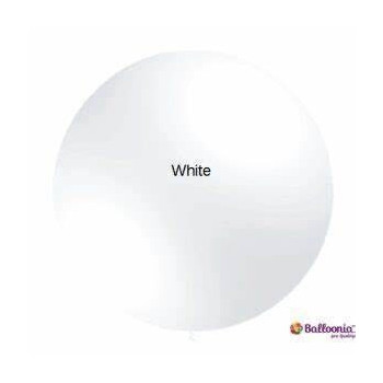 10 balões de latex Balloonia 23" branco