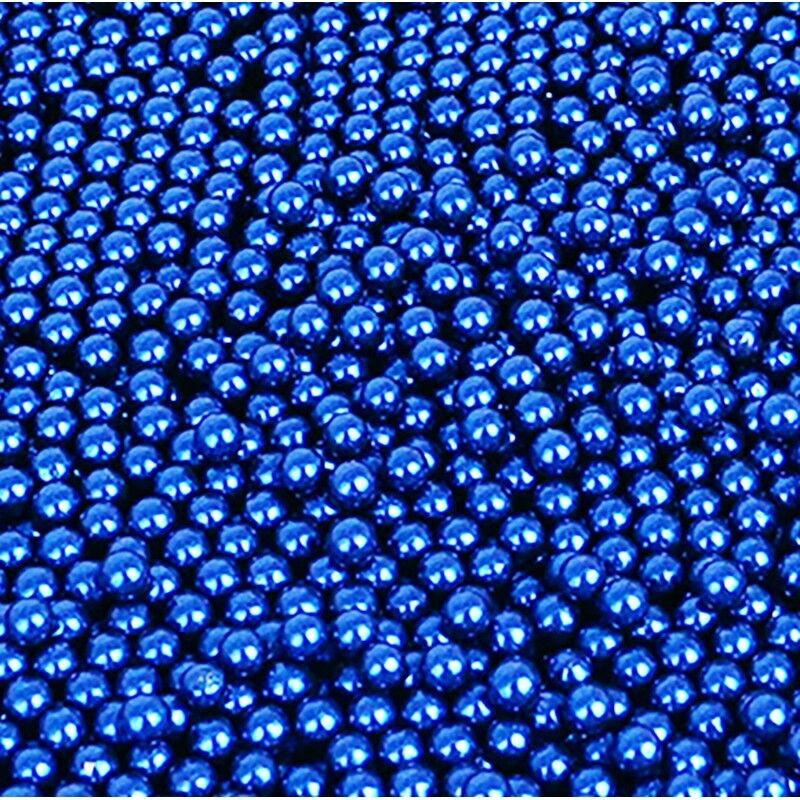 Pérolas metalizadas azul 7mm 65g