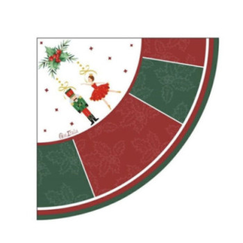 16 guardanapos de papel 33x33cm La Favola di Natale