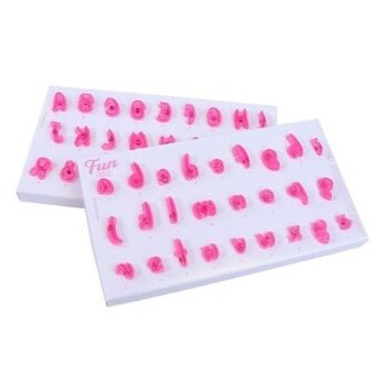 PME  - Letras diverstidas Cupcakes e bolachas