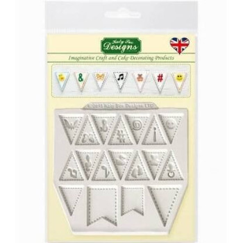 Molde Silicone bandeiras