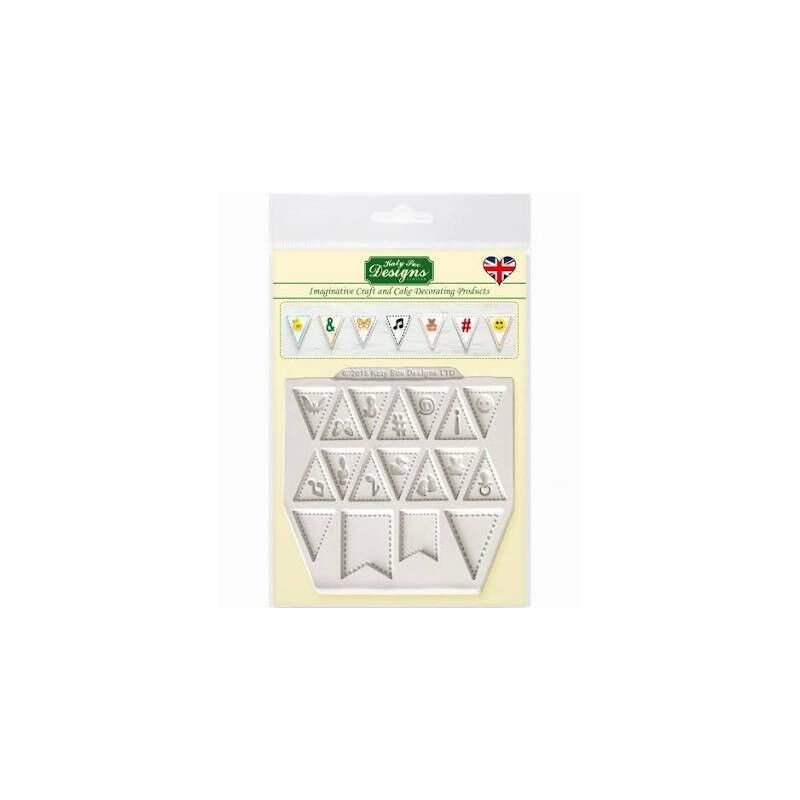 Molde Silicone bandeiras