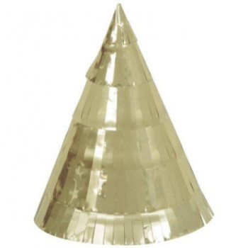 4 Mini chapéus dourado