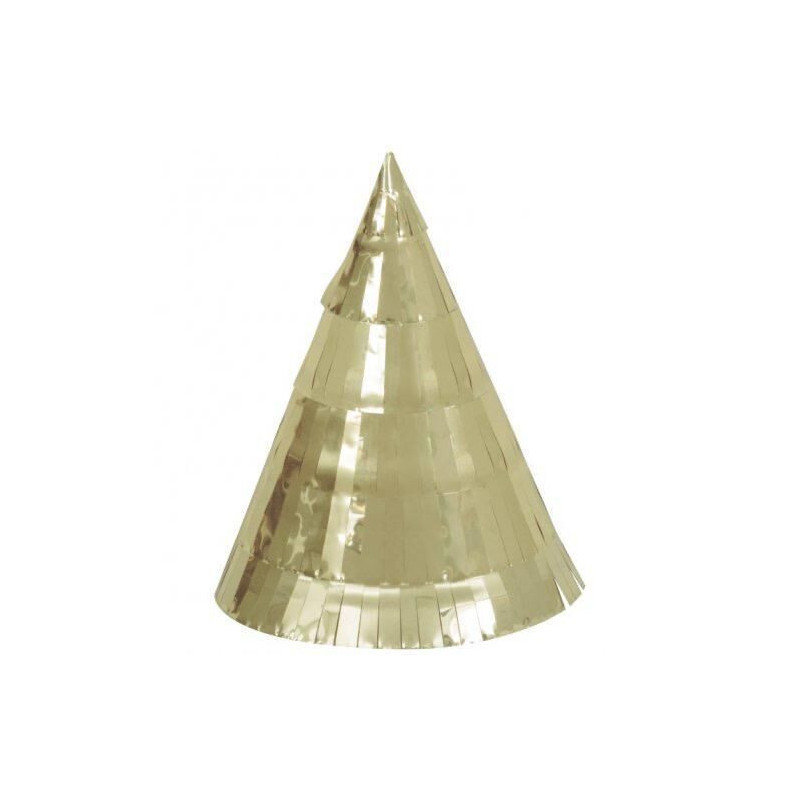 4 Mini chapéus dourado