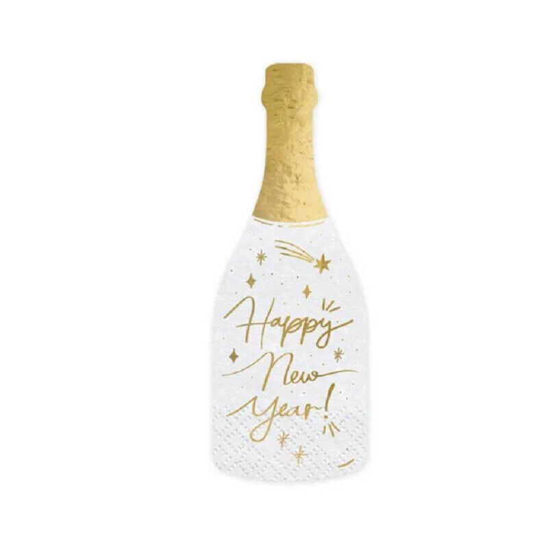 20 guardanapos champagne 7x19cm