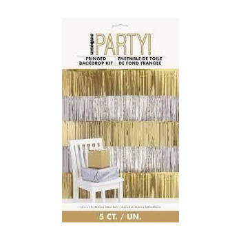 Fringe Gerland ouro e prata