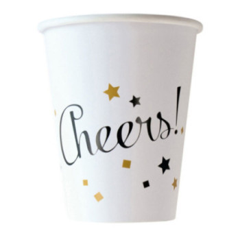 8 copos Cheers 250ml