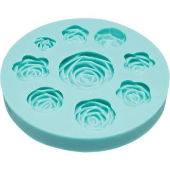 Molde Silicone 3D Rosas KC
