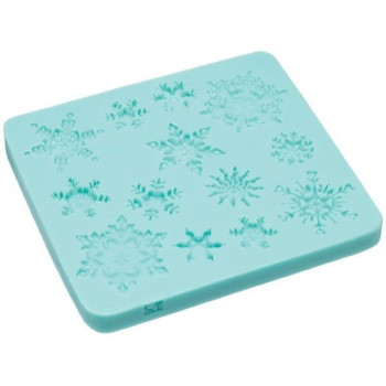Molde Silicone 3D Flocos KC