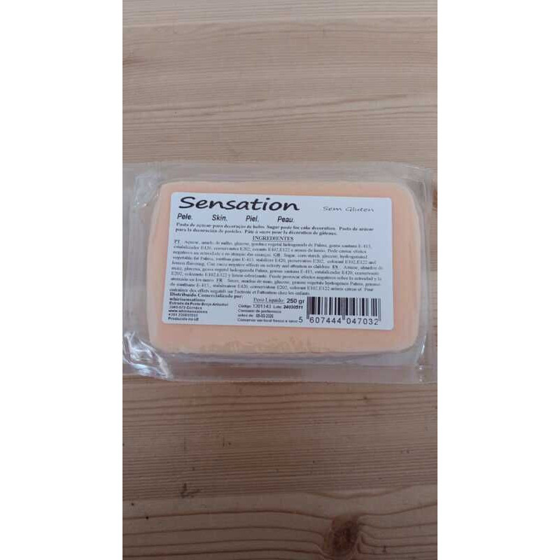 Pasta de açucar Sensation Pele 250g