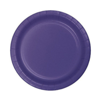 8 pratos purpura  23cm