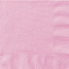 20 guardanapos 33x33cm rosa pastel