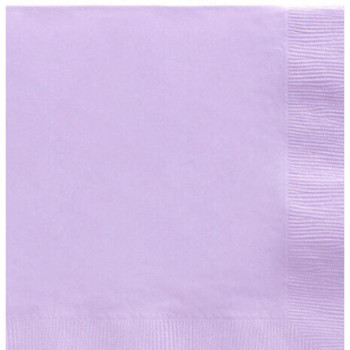 20 guardanapos 33x33cm lavanda