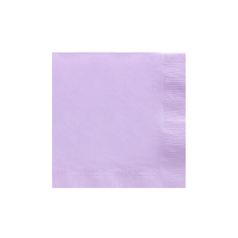 20 guardanapos 33x33cm lavanda