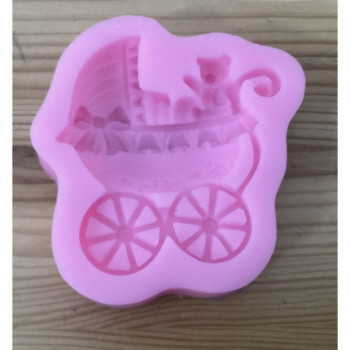 Molde Silicone carrinho bébé