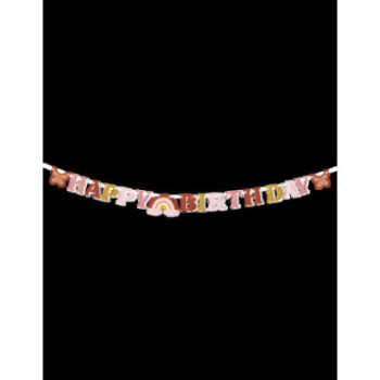 Banner Happy Birthday Boho