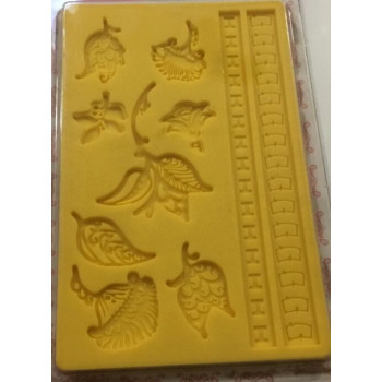 Moldes Silicone Flores (Placa Amarela)