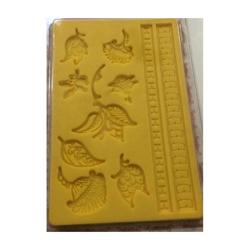 Moldes Silicone Flores (Placa Amarela)