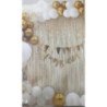 Cortina decorativa 1mx2m dourado