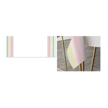 Toalha 1,20 x 1,80 cores pastel