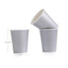 6 copos de papel prata 250ml