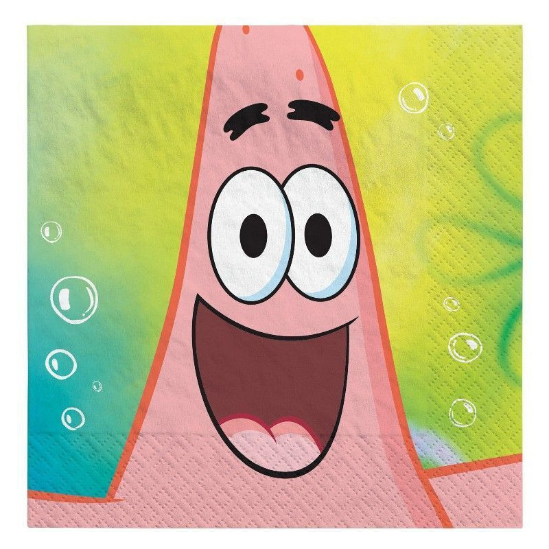 16 guardanapos 33x33cm Sponge Bob Next Generation