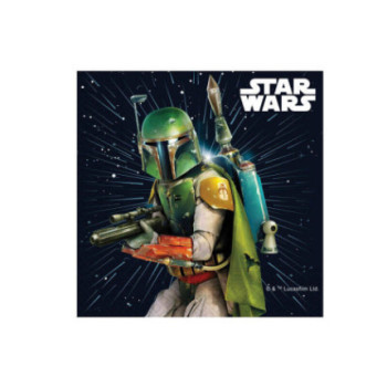 20 guardanapos 33x33cm Star Wars Galaxy