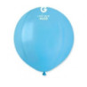 5 balões latex Gemar 19" - 48cm Light Blue