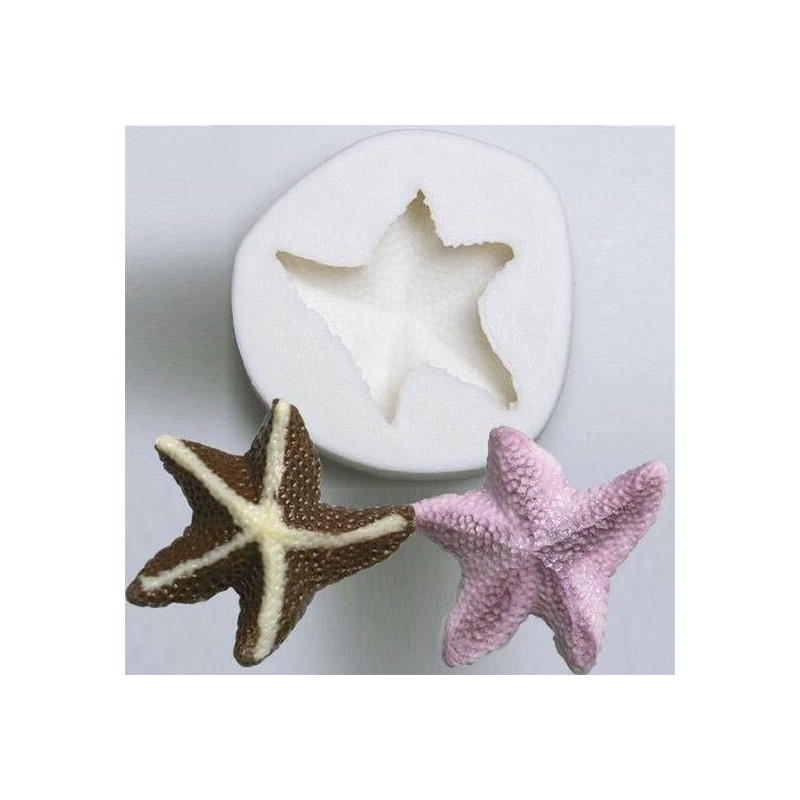 Molde Silicone Estrela do Mar 4.5cm