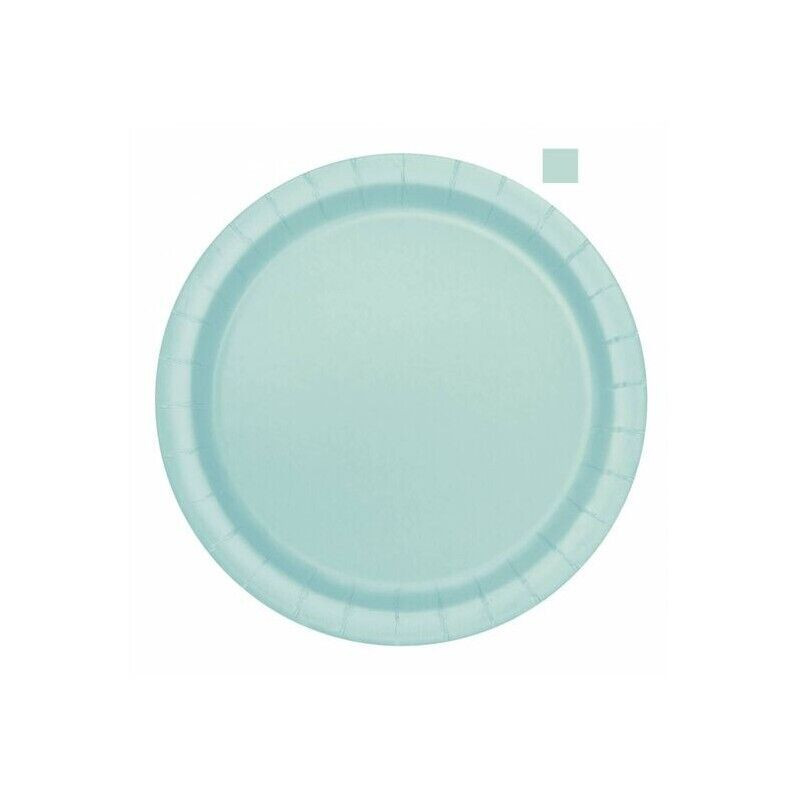 20 pratos 17,1cm menta