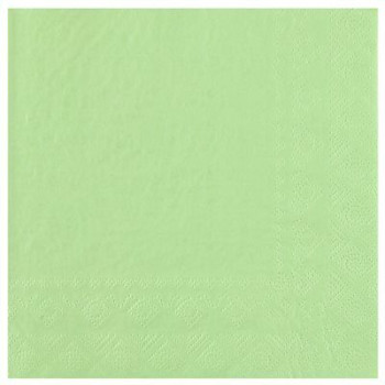 20 guardanapos 33x33cm menta