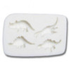 Molde silicone Dinossauros