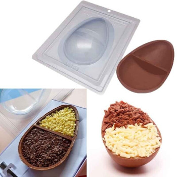 Forma especial 3 partes ovo de colher 2 amores 250g