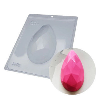 Forma especial 3 partes ovo lapidado 350g